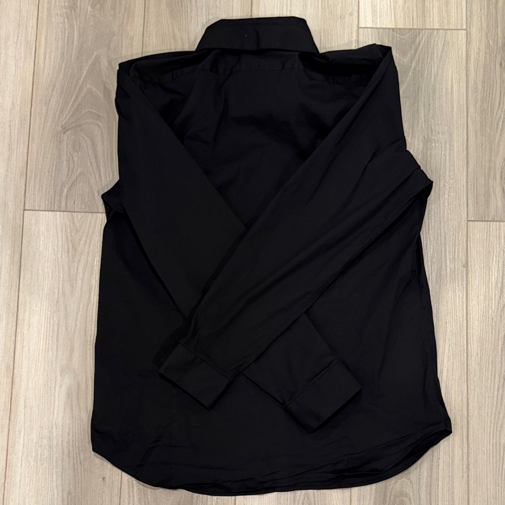 Theory Sylvain Wealth Poplin Long-Sleeve Shirt - Picture 7 of 7